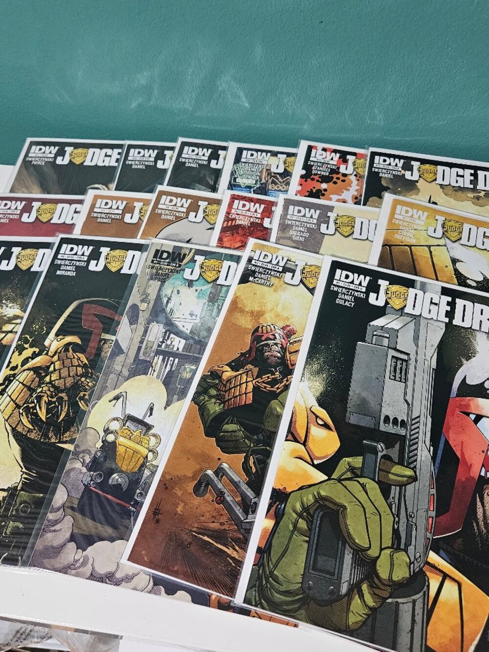Judge Dredd IDW 2012 #1-14, 19-21 Lot of 17 Comic Books Swiercynski Daniel